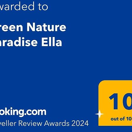 Green Nature Paradise Ella Exterior photo